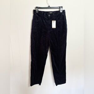 Rachel Comey Gilman pants corduroy navy blue high rise straight leg size 8 new